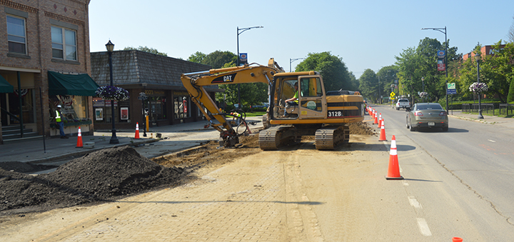 Road crews start paving Thursday, vacate business district by week’s end